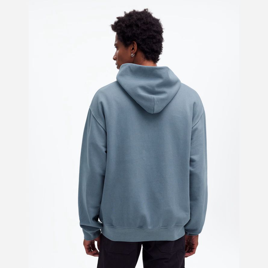 blau grau herren madewell den mccarren midweight hoodie