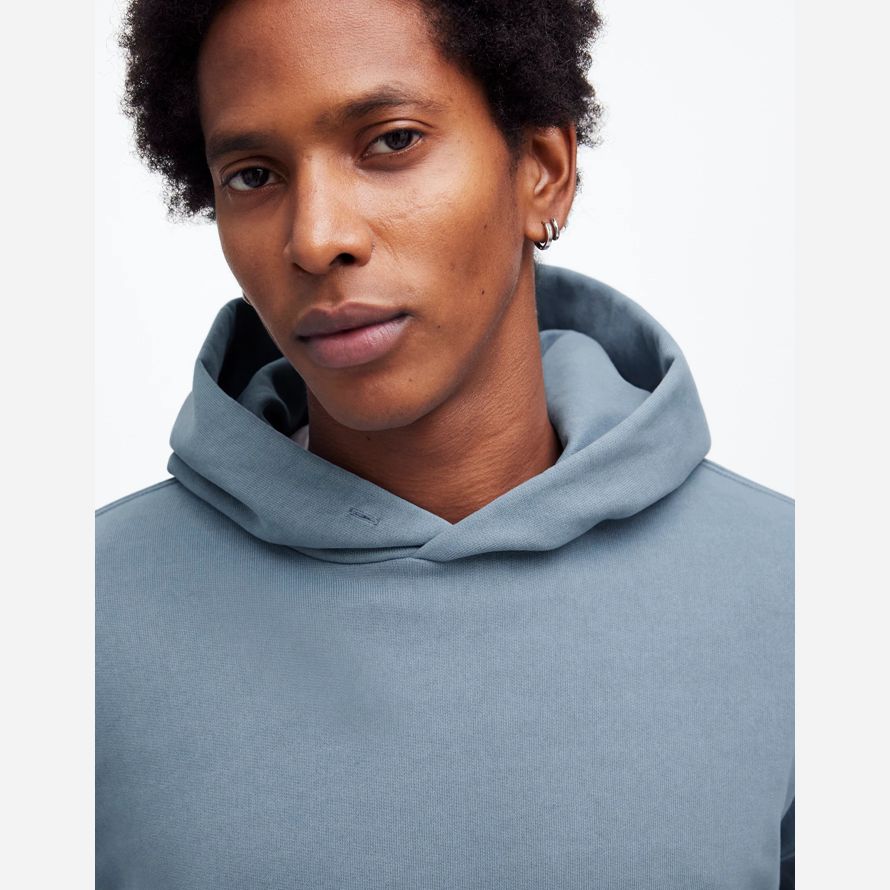 blau grau herren madewell den mccarren midweight hoodie