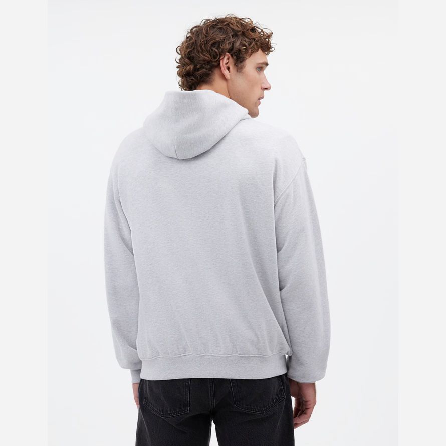 licht grau madewell den mccarren fleecejacke herren hoodie