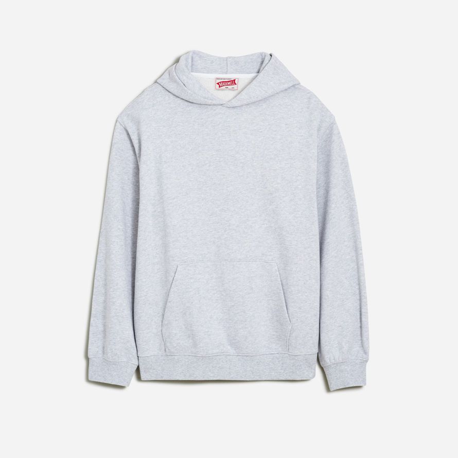 licht grau madewell den mccarren fleecejacke herren hoodie