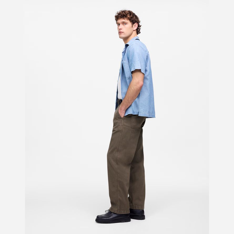 madewell patch pocket herren jeans-dark brown