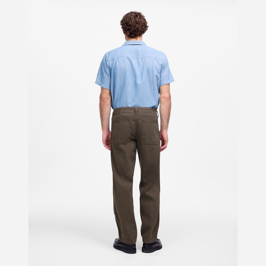 madewell patch pocket herren jeans-dark brown