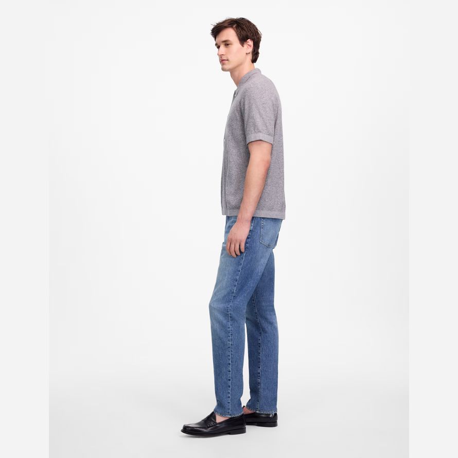 madewell athletic slim herren jeans blau