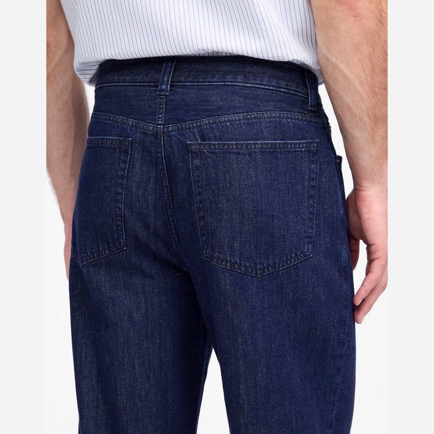 dark blue herren madewell den wide-leg jeans