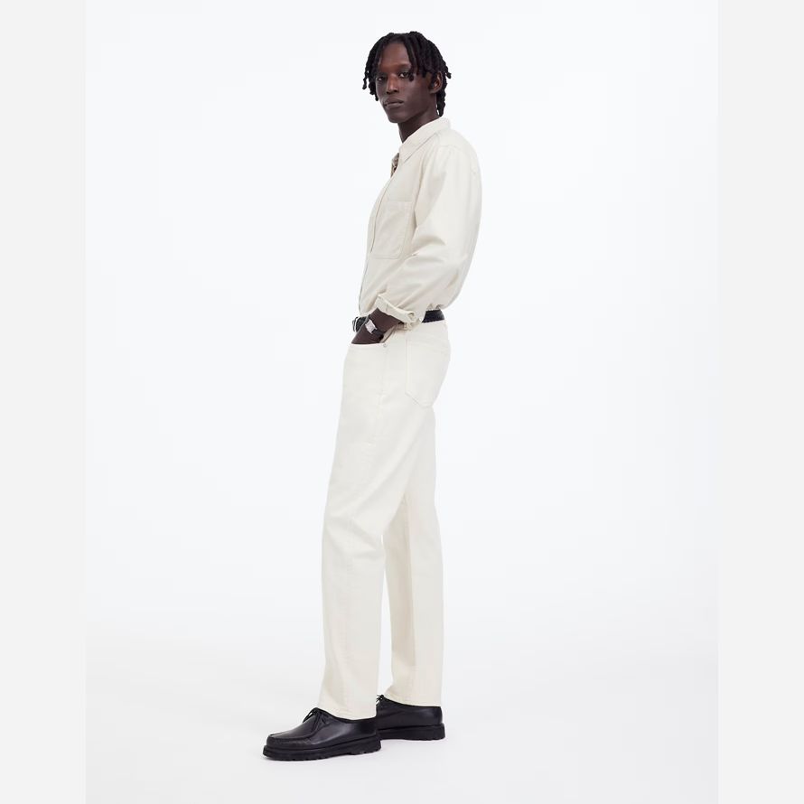 creme madewell 1991 mit geradem bein herren jeans