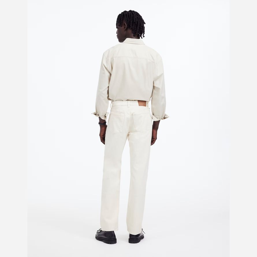 creme madewell 1991 mit geradem bein herren jeans