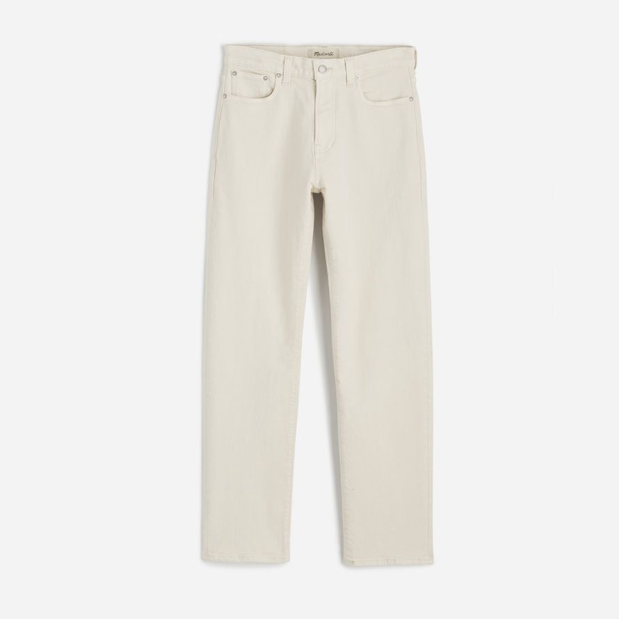 creme madewell 1991 mit geradem bein herren jeans