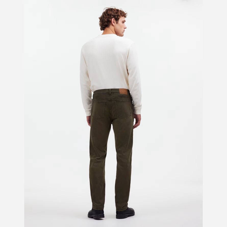 herren madewell den allday 1991 straight-leg pants dark olive