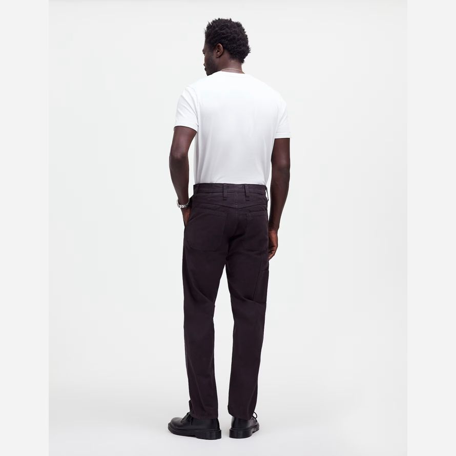 dark grey madewell relaxed straight arbeitskleidung herren hosen