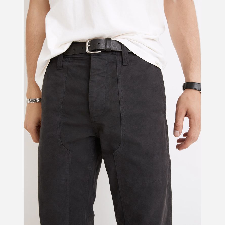 dark grey madewell relaxed straight arbeitskleidung herren hosen