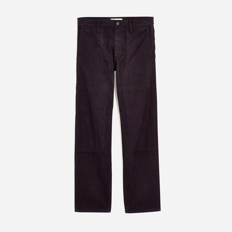dark grey madewell relaxed straight arbeitskleidung herren hosen