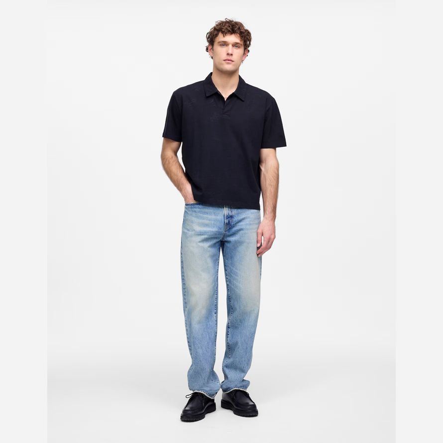schwarz herren madewell vintage polo