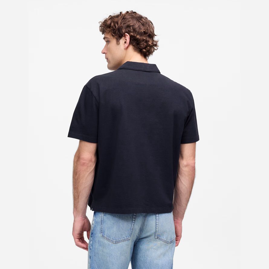 schwarz herren madewell vintage polo