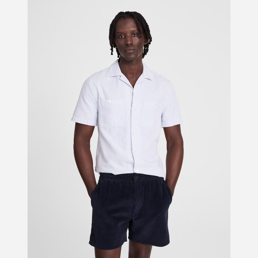 navy herren madewell everywear seersucker-cord-shorts
