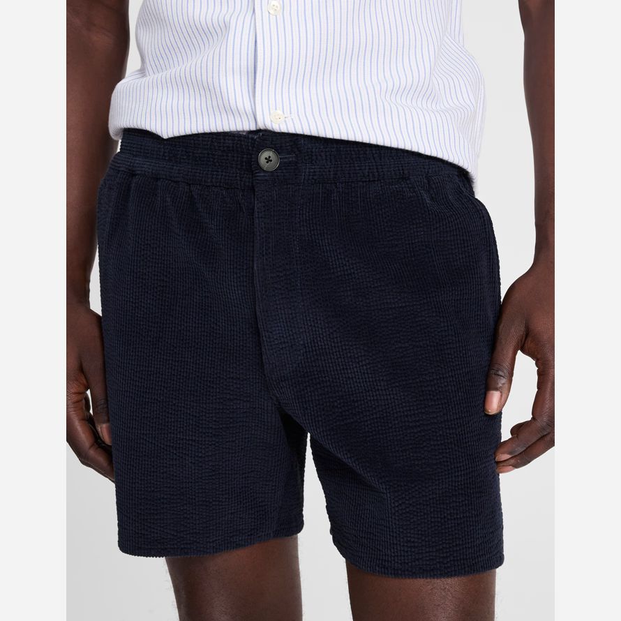 navy herren madewell everywear seersucker-cord-shorts
