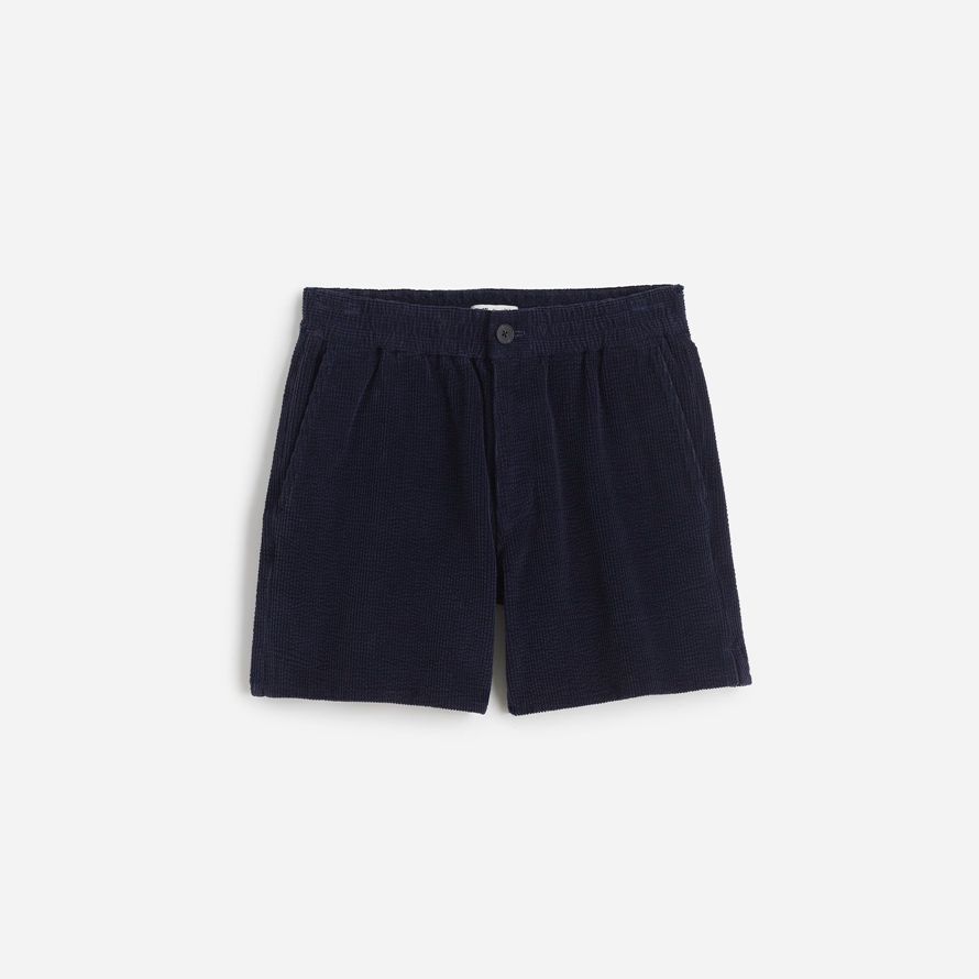 navy herren madewell everywear seersucker-cord-shorts