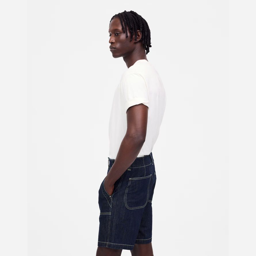 madewell navy patch pocket herren shorts