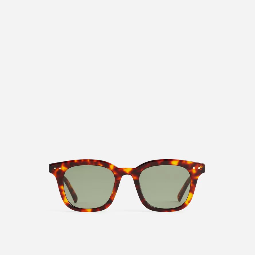 herren madewell platz acetat sonnenbrille braun