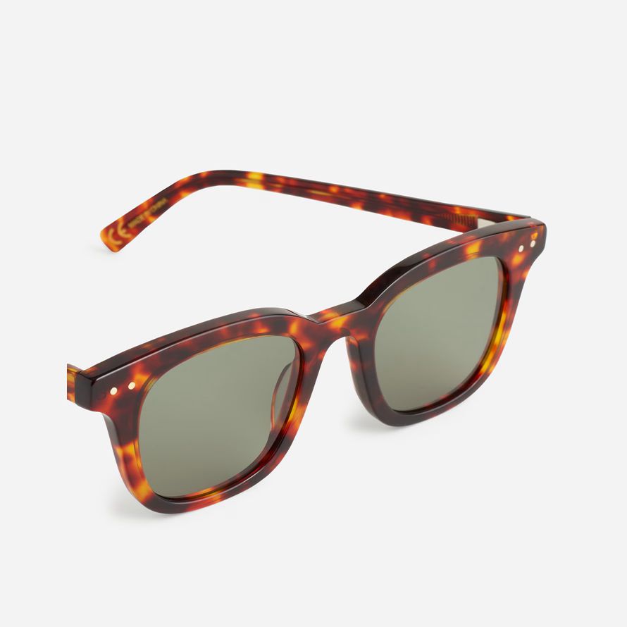 herren madewell platz acetat sonnenbrille braun
