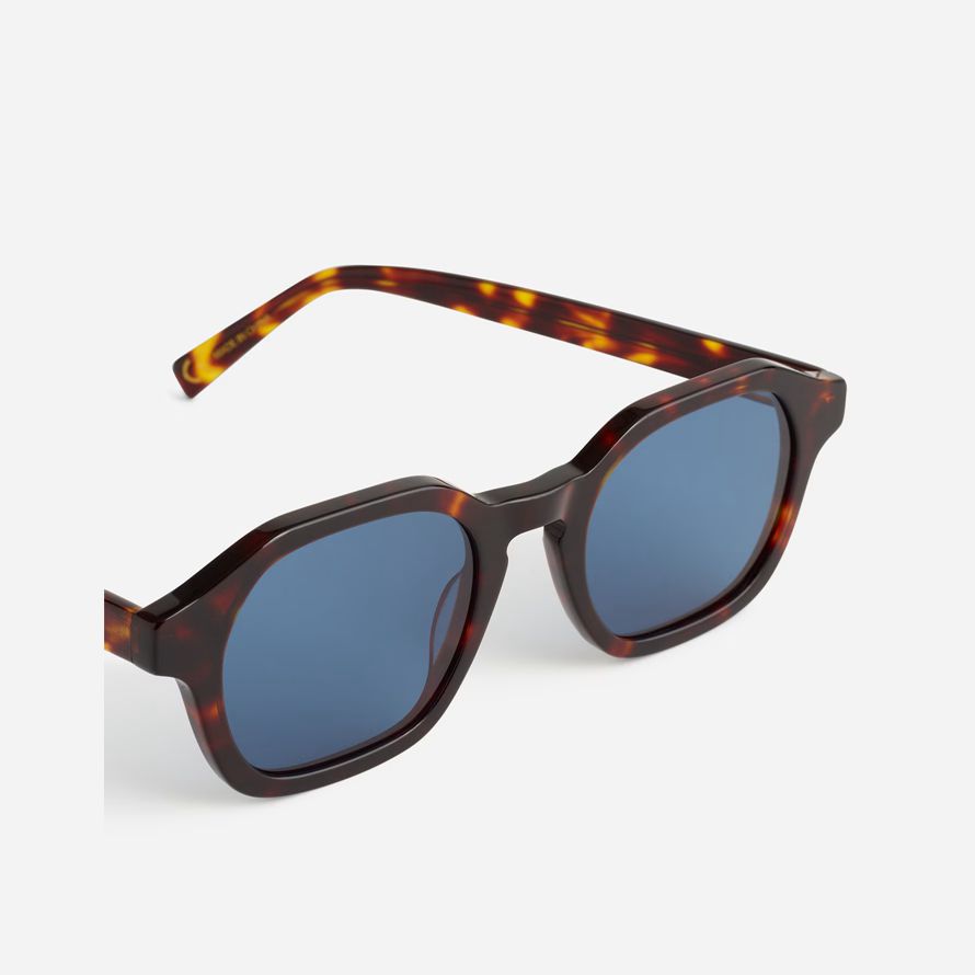 madewell graphton acetat herren sonnenbrille braun