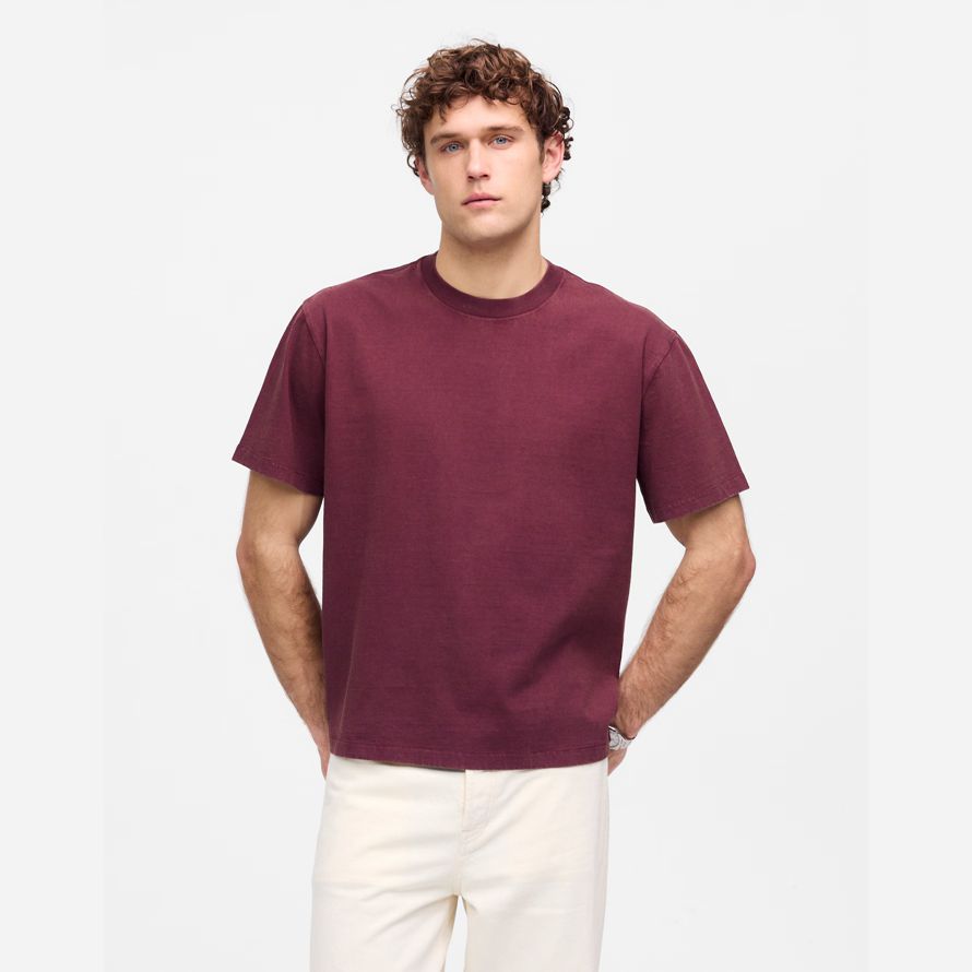 herren madewell die vintage t-shirts burgund