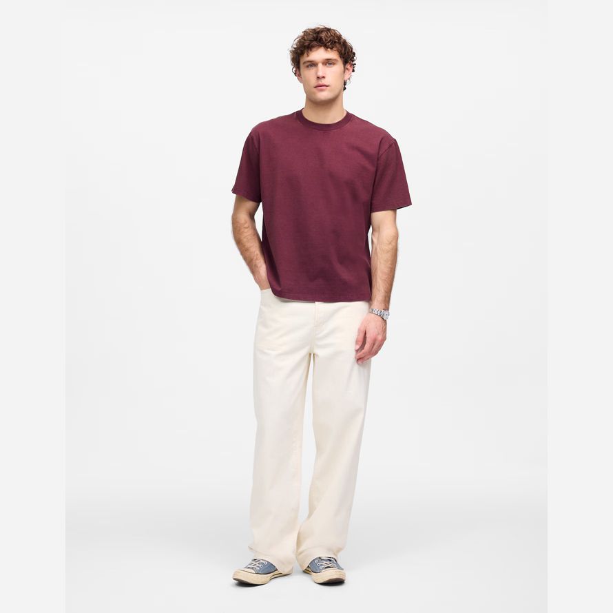 herren madewell die vintage t-shirts burgund