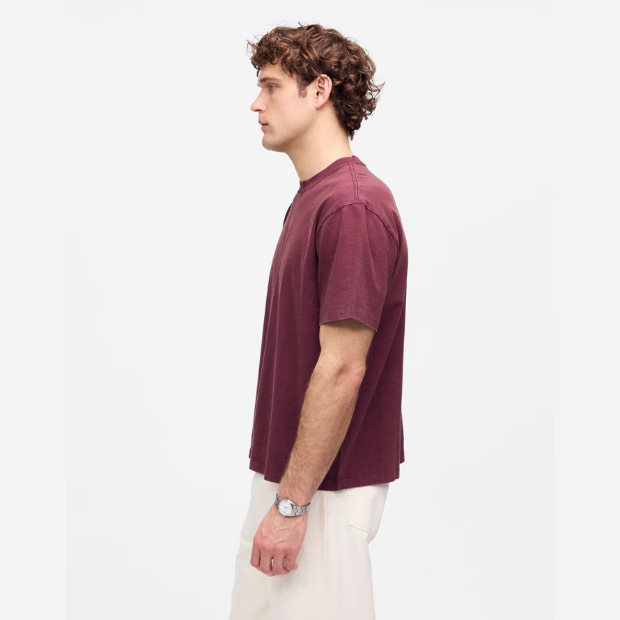 herren madewell die vintage t-shirts burgund