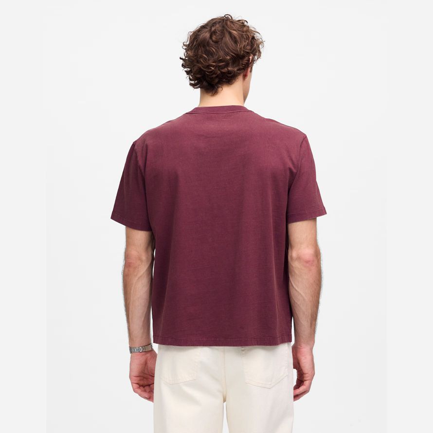 herren madewell die vintage t-shirts burgund