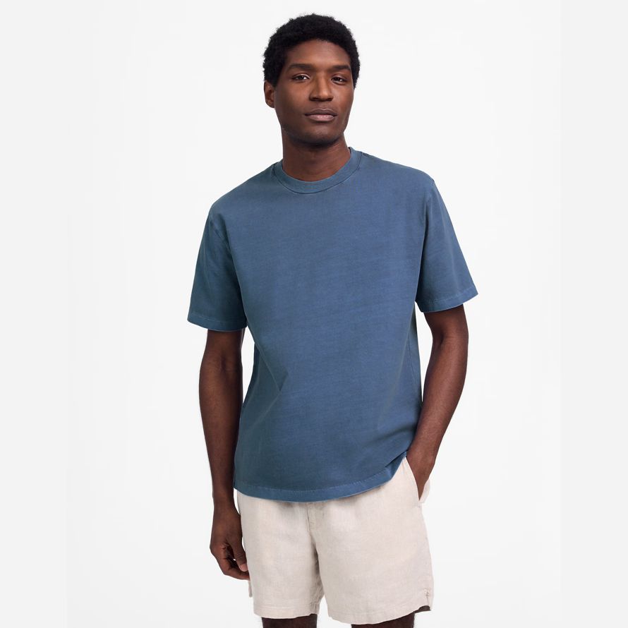 madewell vintage herren t-shirts blau