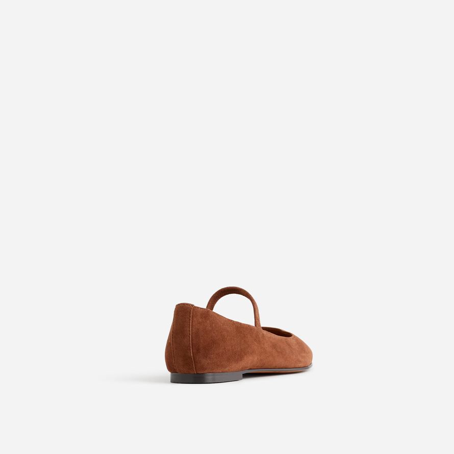 brown madewell die greta womens ballet flat