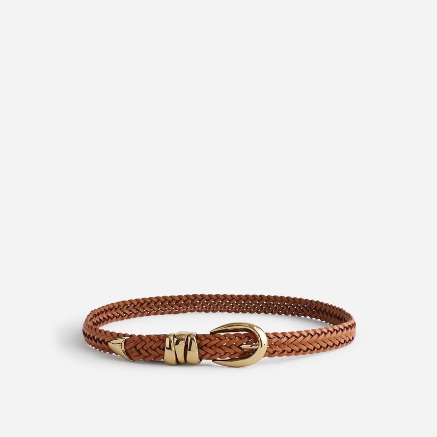 madewell triple metall halter damen gürtel braun
