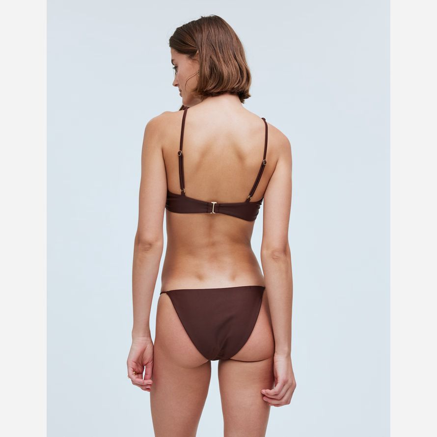 schokolade damen madewell jade swim bare minimum bikini bottom