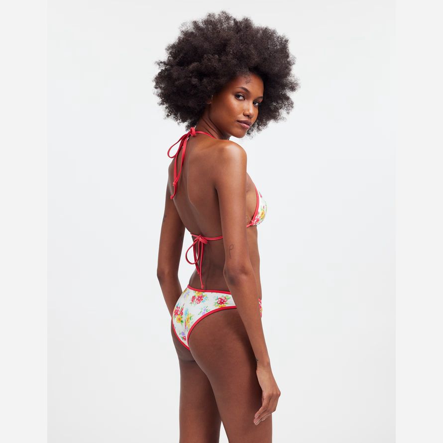 weiß rot damen madewell frankies bikinis taube classic bikini top