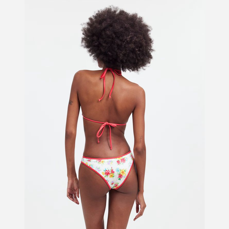 weiß rot damen madewell frankies bikinis taube classic bikini top