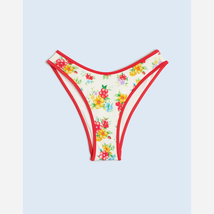 weiß rot damen madewell frankies bikinis taube classic bikini top