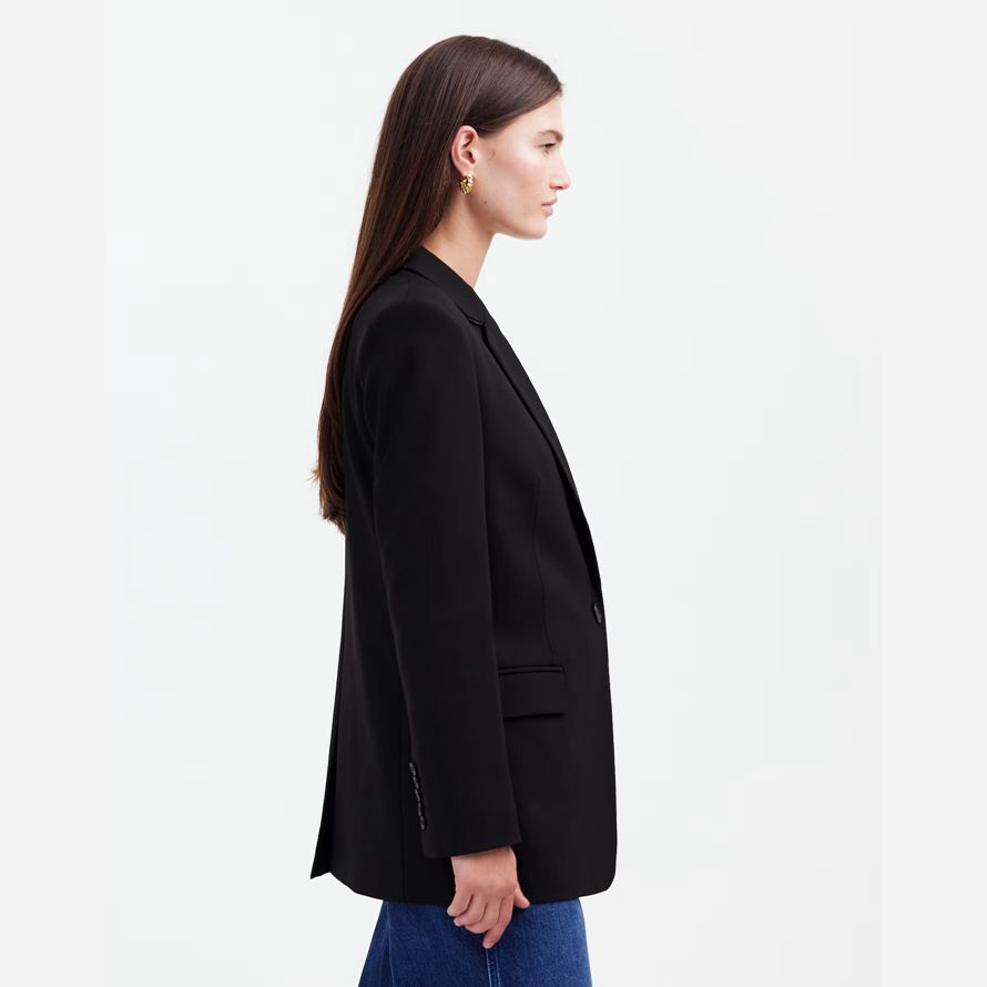 madewell die kline damen-blazer-black