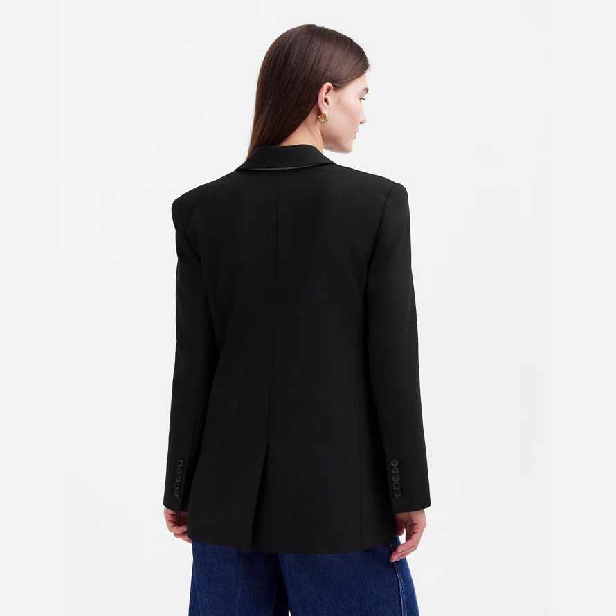 madewell die kline damen-blazer-black