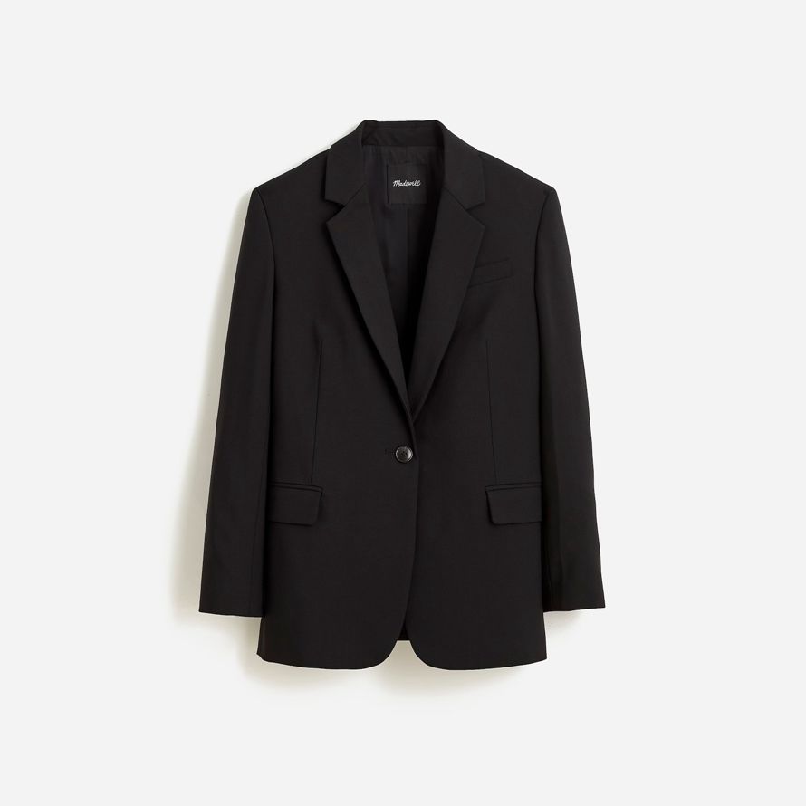 madewell die kline damen-blazer-black