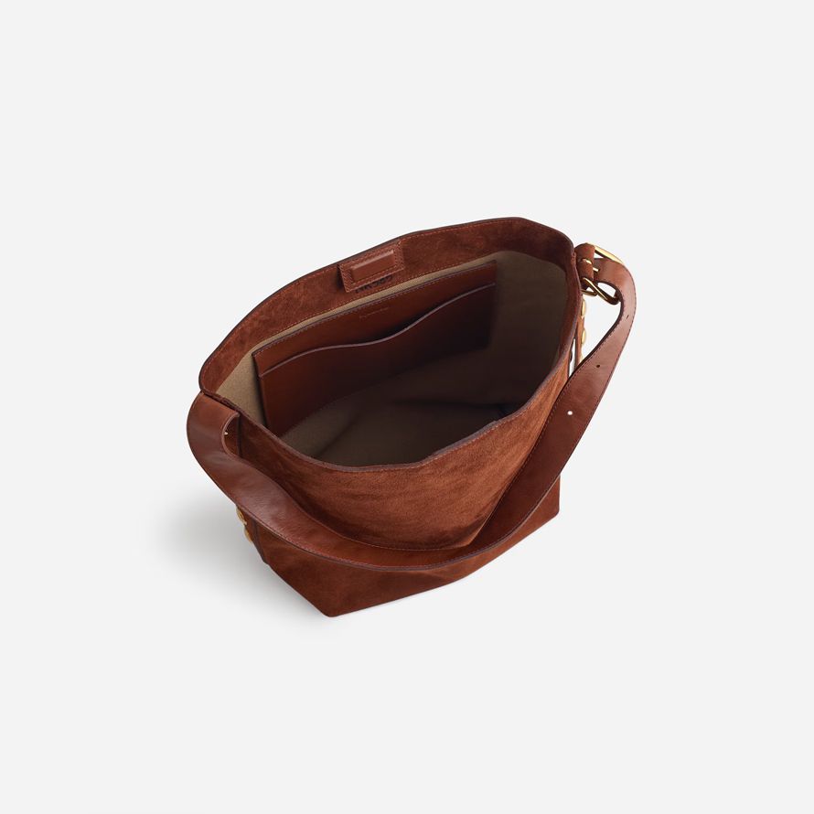 braun damen madewell das wesentliche tote eimer tasche