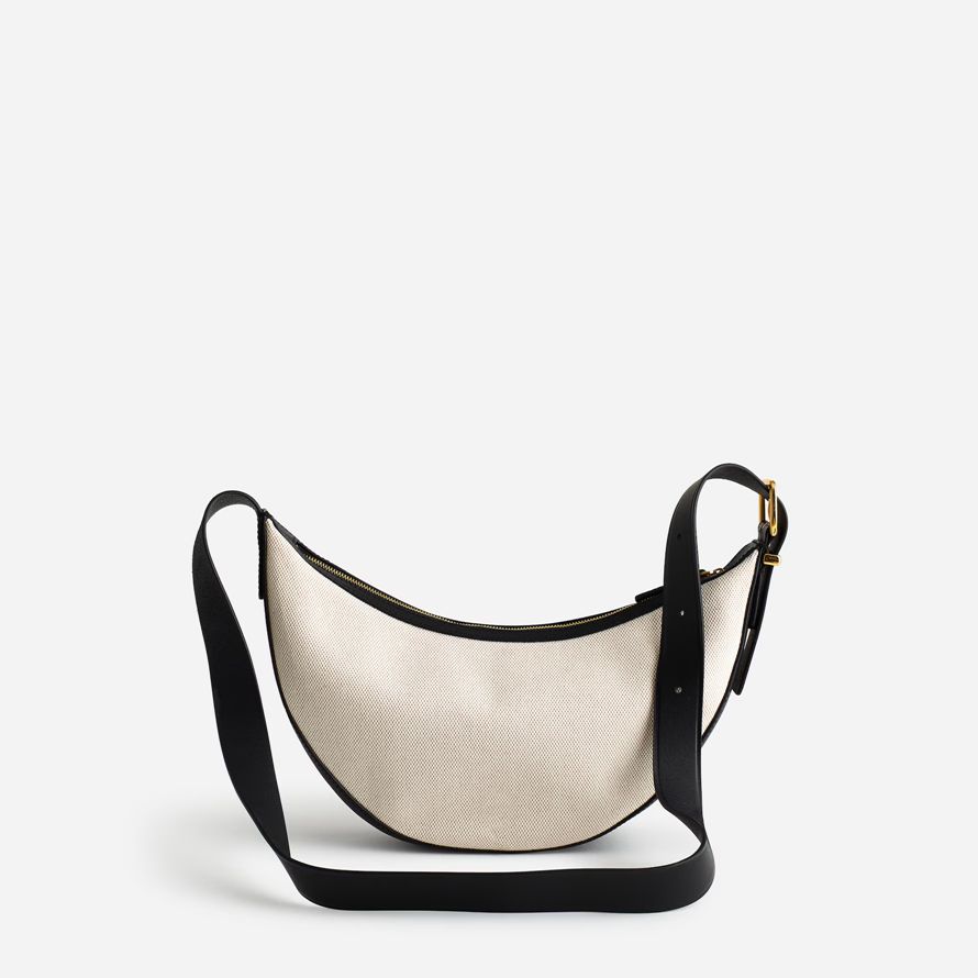 weiß schwarz madewell das wesentliche sling womens crossbody bag