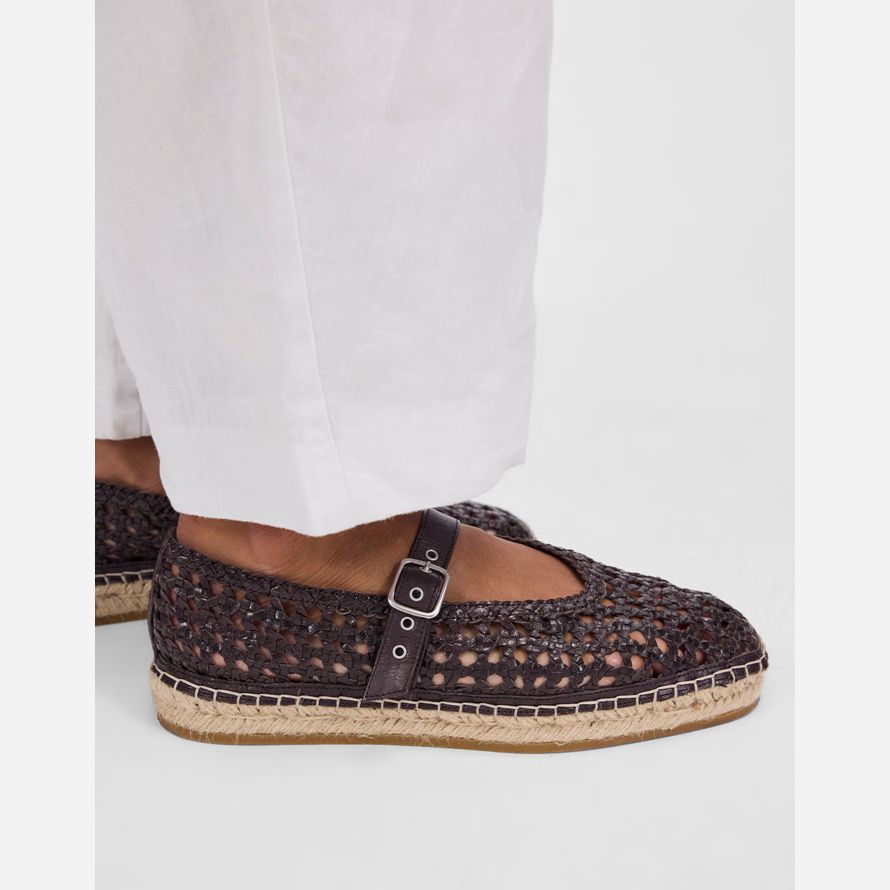 damen madewell die remy mary jane-espadrilles-schokolade