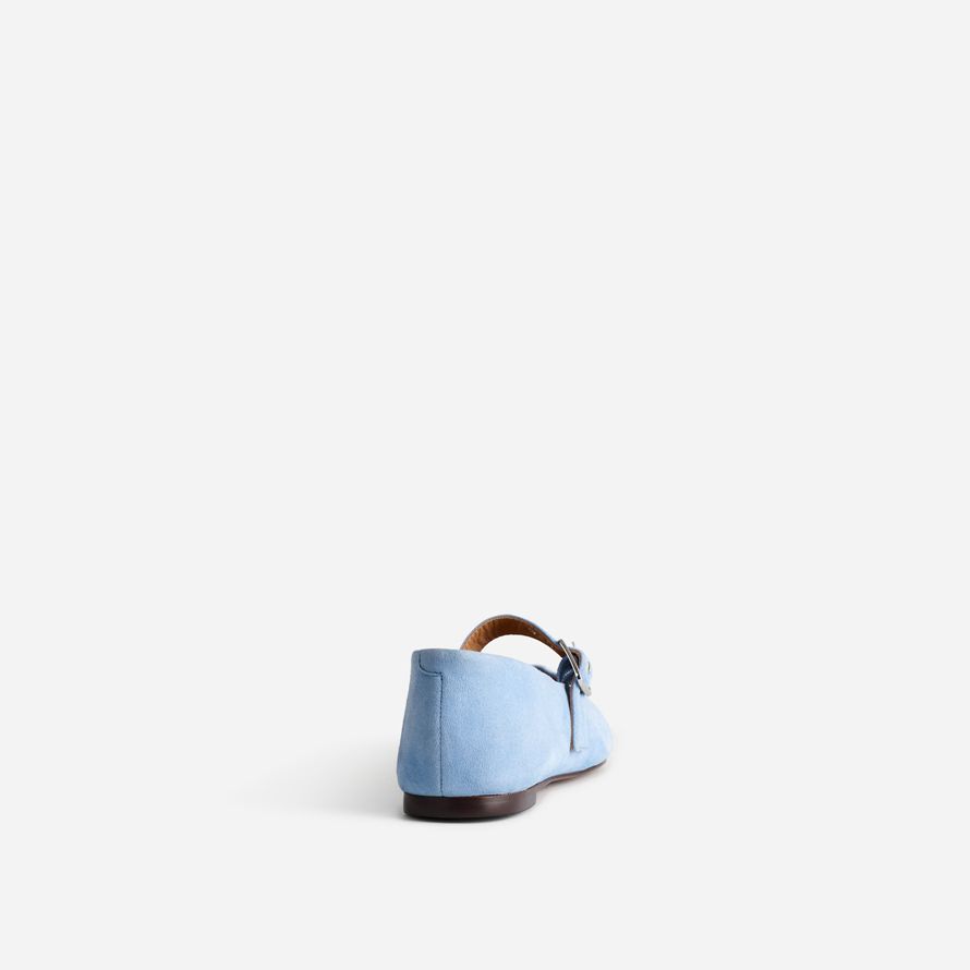 light blue womens madewell die remy mary jane flats