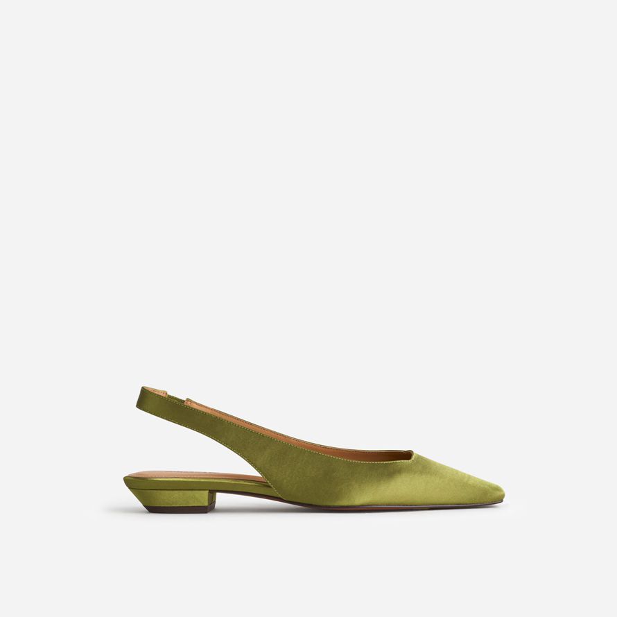 madewell grün der ophelia womens slingback flats