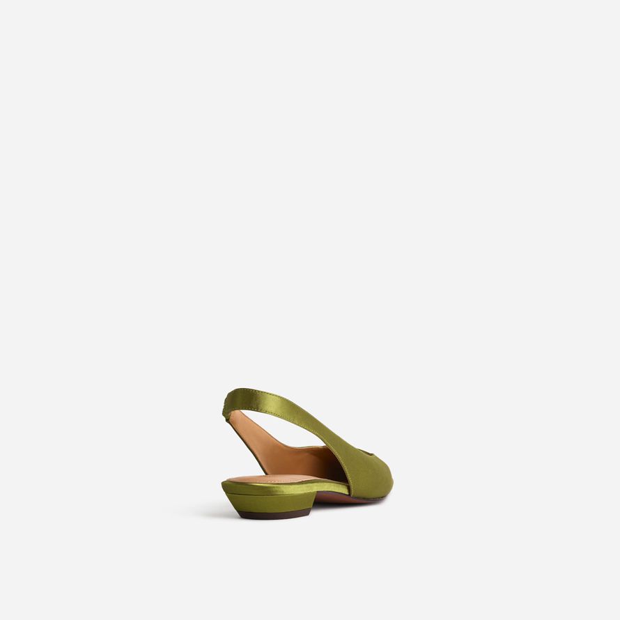 madewell grün der ophelia womens slingback flats