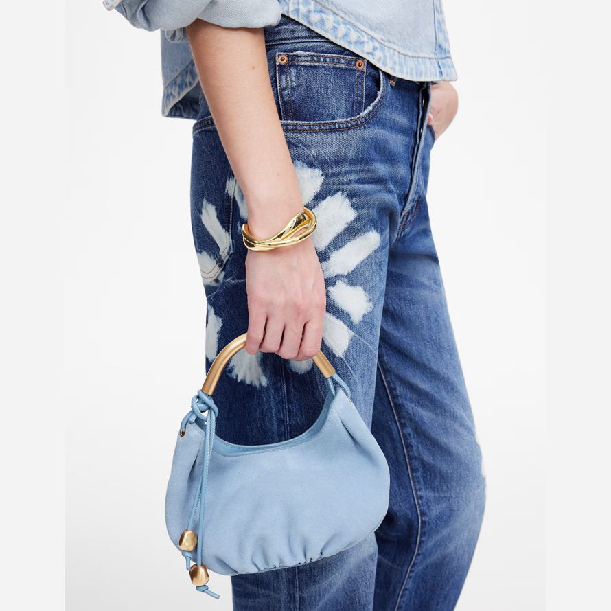 blau damen madewell die camren mini handtasche