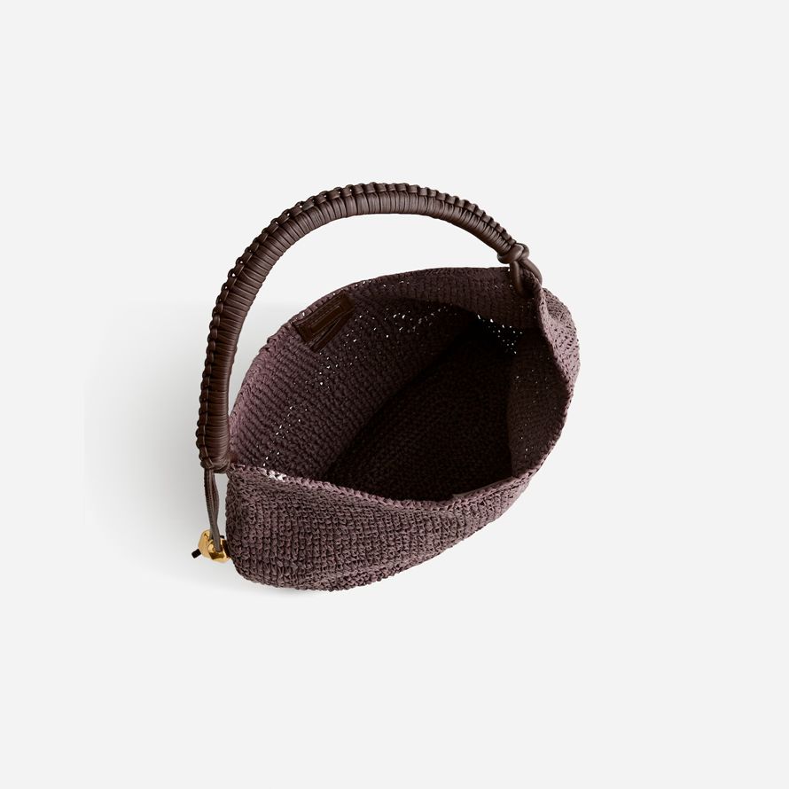 schokolade madewell die camren stroh damen handtasche