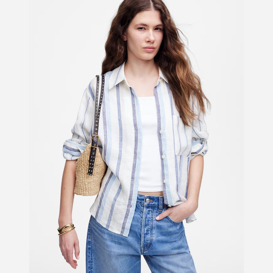 braun schwarz madewell stroh klappe damen handtasche