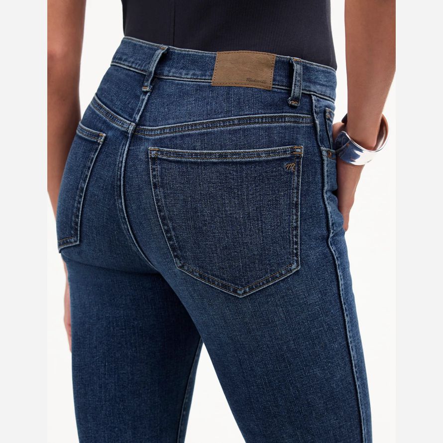 madewell ofenrohr damen jeans blau