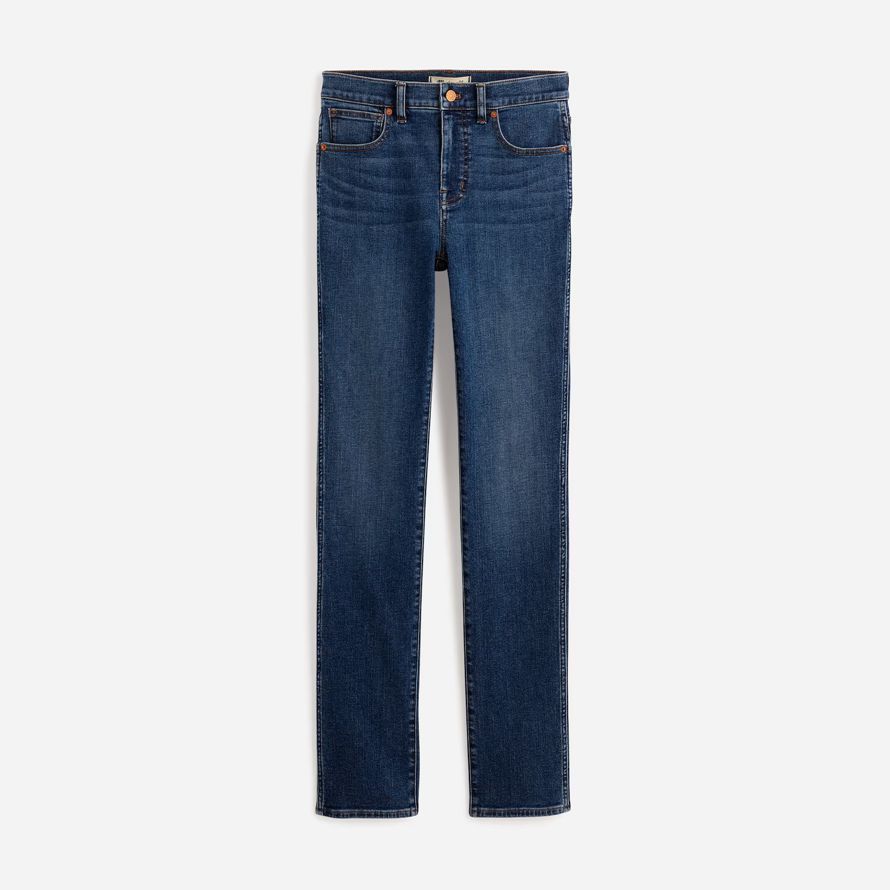 madewell ofenrohr damen jeans blau