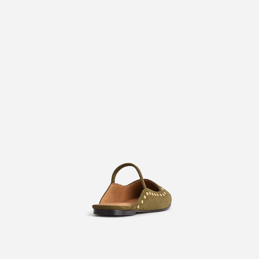 olive womens madewell die greta ballet flat mule